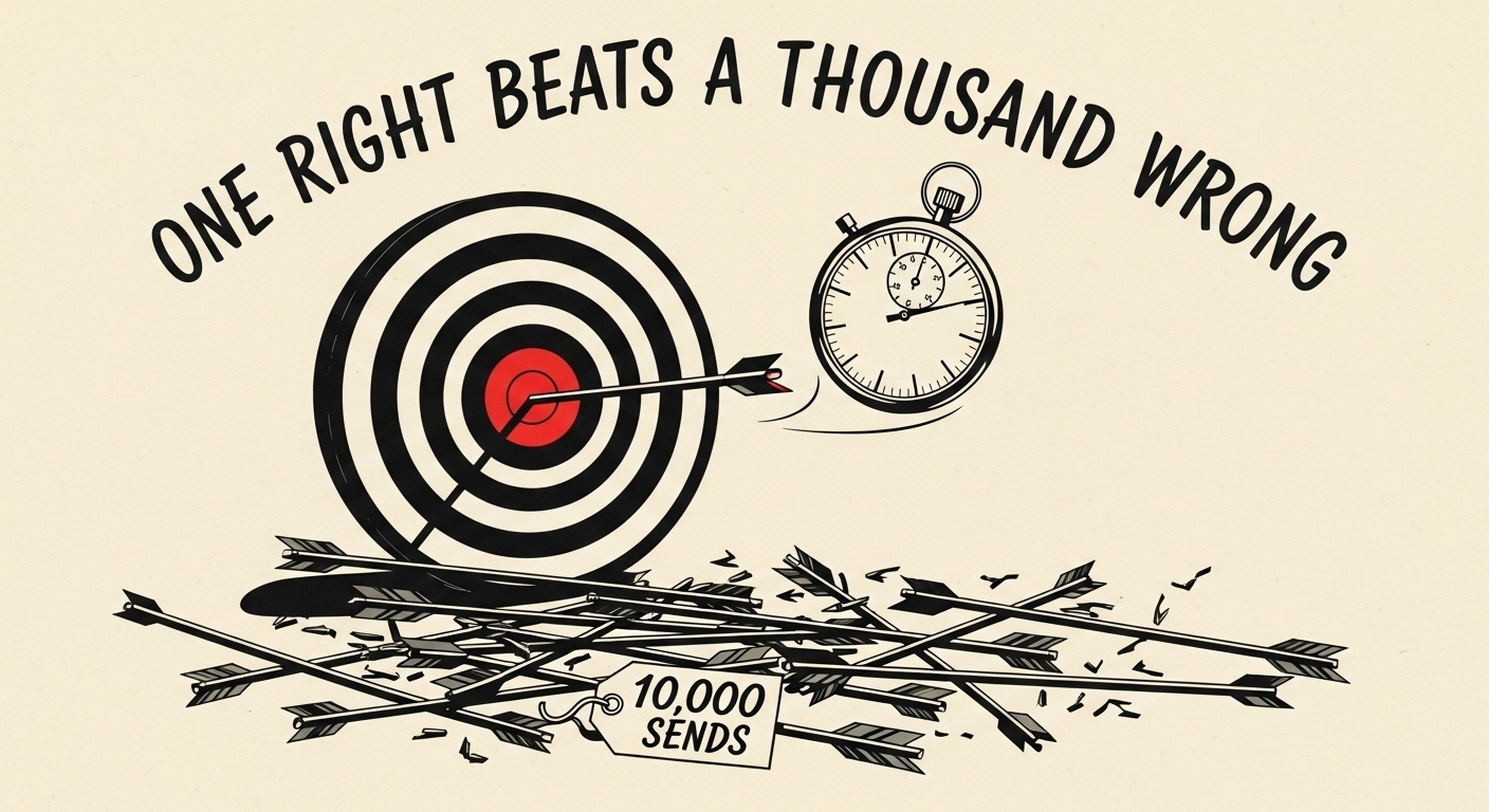 Weird wins deals 🦄 Cold Email RIP 💀 Timing beats copy ⏰