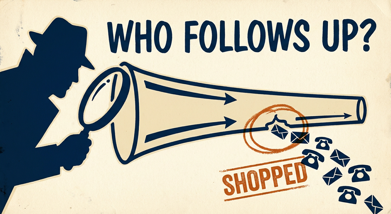 🔍 Mystery-shop funnel · 🏆 14% train champion ID · 📉 PPC up 25%